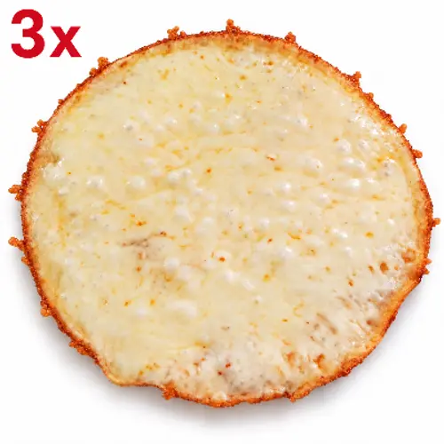 3 pizzas de queso (Pedir 2 horas antes)
