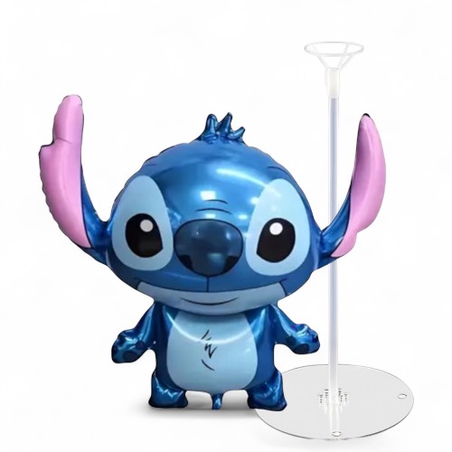 Globo temático Stitch (Varilla incluida)