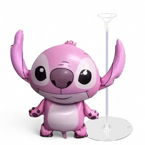 Globo temático Stitch (Varilla incluida)