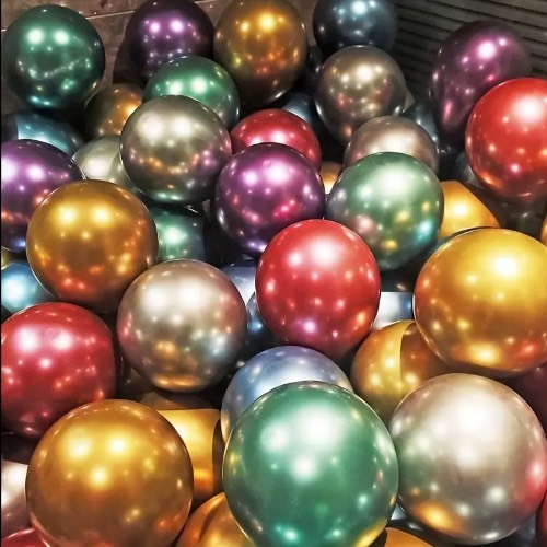 Globos brillo metálico