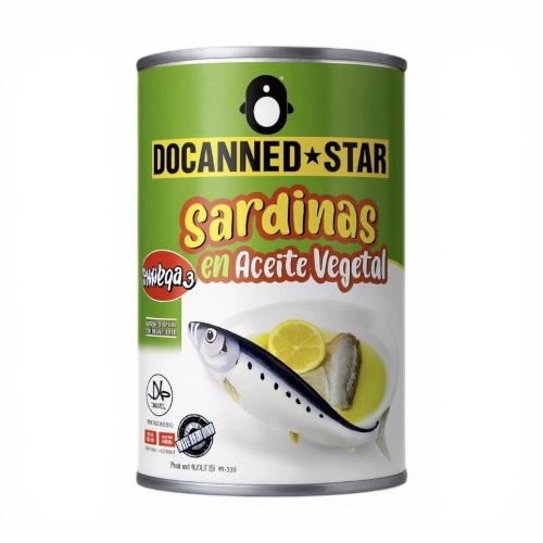 Sardinas en aceite vegetal