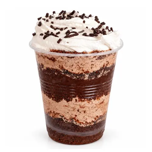 Un vaso de pastel