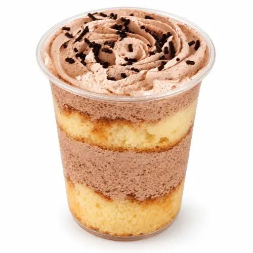Un vaso de pastel